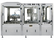 沖瓶、灌裝、打塞三聯機